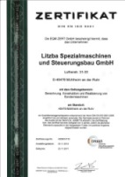 ISO 9001 Zertifikat